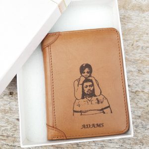 Men’s Custom Engraved Photo Wallet